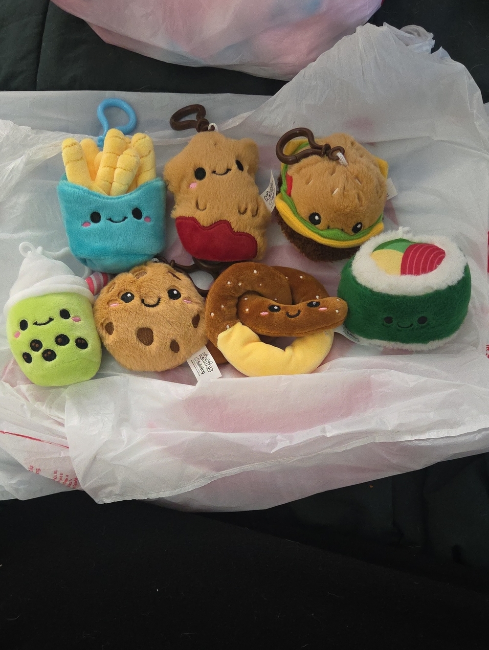 Noshies Kawaii Plush Food Bagclip Set - Blindbags
